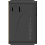 Momax UA23UKL 1-WORLD² 100W GaN全球旅行轉換插座 (鈦色)